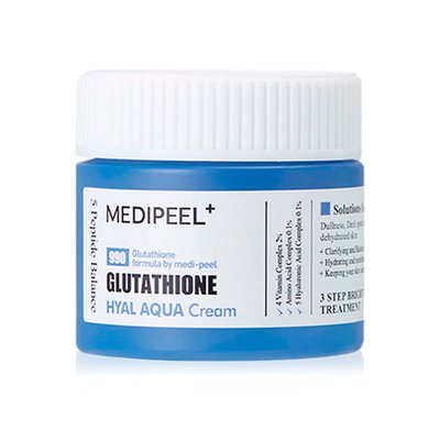 Крем зволожувальний та освітлювальний з глутатіоном Medi Peel Glutathione Hyal Aqua Cream 50 ml 8809941820645 фото