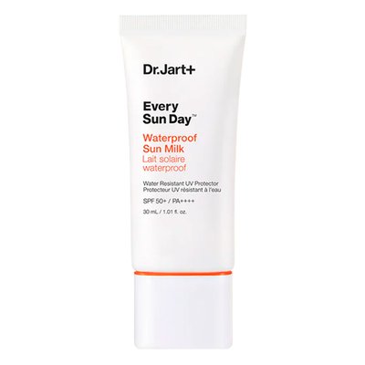 Крем сонцезахисний для чутливої шкіри Dr.Jart+ Every Sun Day Waterproof Sun Milk 30 ml 8809724476953 фото