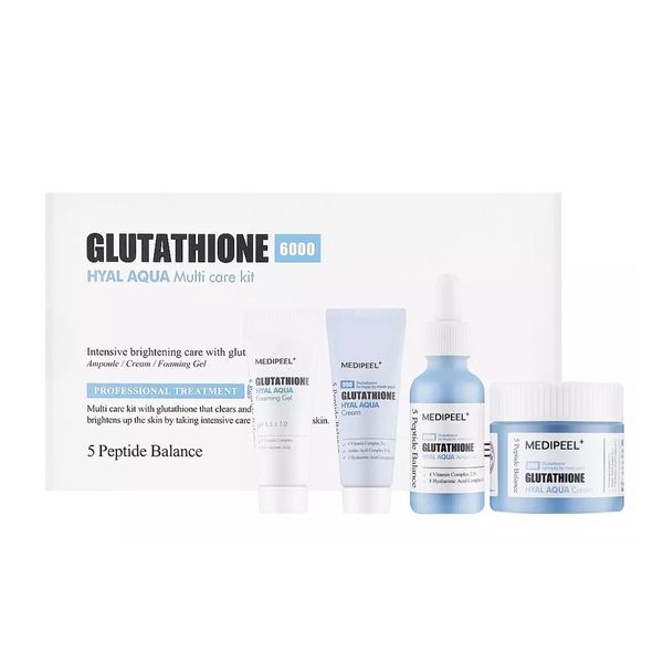 Набір засобів зволожувальних з глутатіоном Medi-Peel Glutathione Hyal Aqua Multi Care Kit 8809941820683 фото